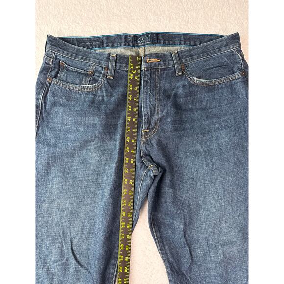 Lucky Brand 363 Vintage Straight Men 36x30 Dark Wash Jeans - Picture 5 of 9